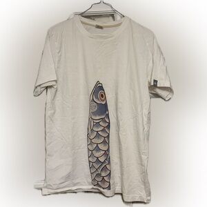 Koi Fish Typographia Cool Graphic T Shirt